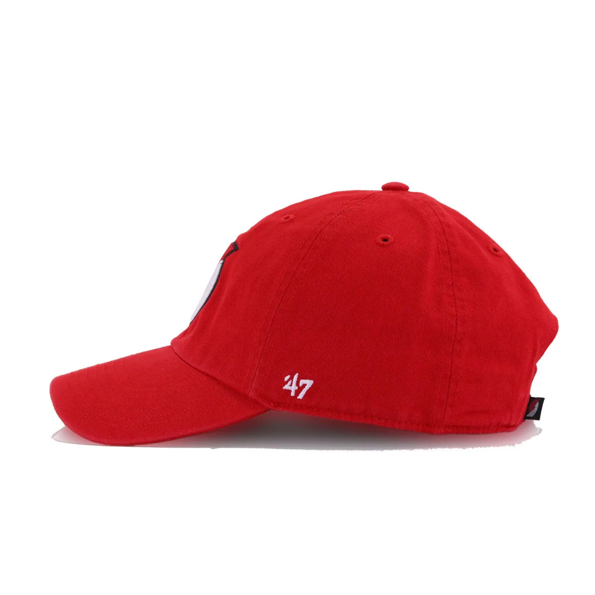 Portland Trail Blazers Scarlet 47 Brand Clean Up Dad Hat sold by Hat Heaven product image thumbnail 2