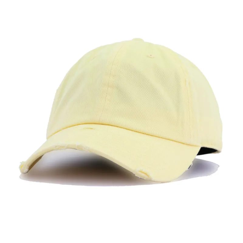 Distressed Vanilla KBEthos Vintage Dad Hat sold by Hat Heaven