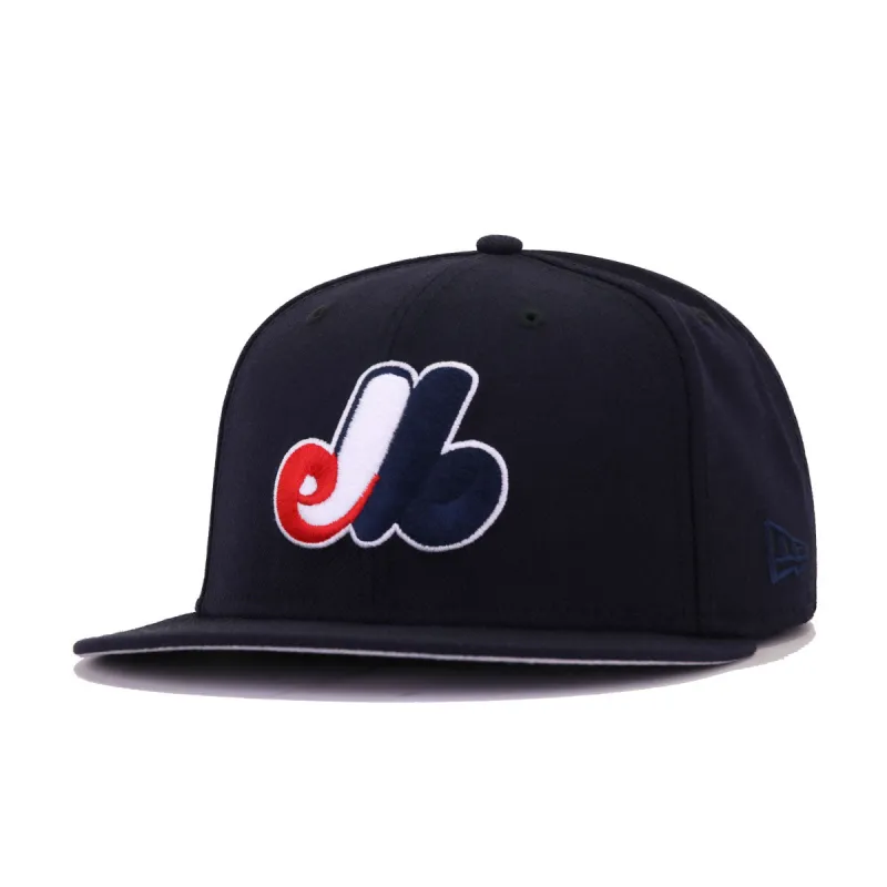 Montreal Expos Navy New Era 59Fifty Fitted sold by Hat Heaven