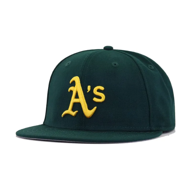 Oakland Athletics Dark Green Cooperstown AC New Era 59Fifty Fitted sold by Hat Heaven