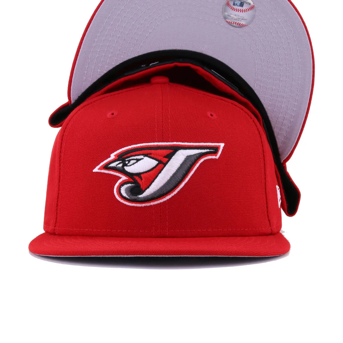 Toronto Blue Jays Scarlet 2004 New Era 59Fifty Fitted sold by Hat Heaven product image thumbnail 4