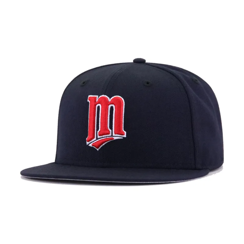 Minnesota Twins Navy M Cooperstown AC New Era 59Fifty Fitted sold by Hat Heaven
