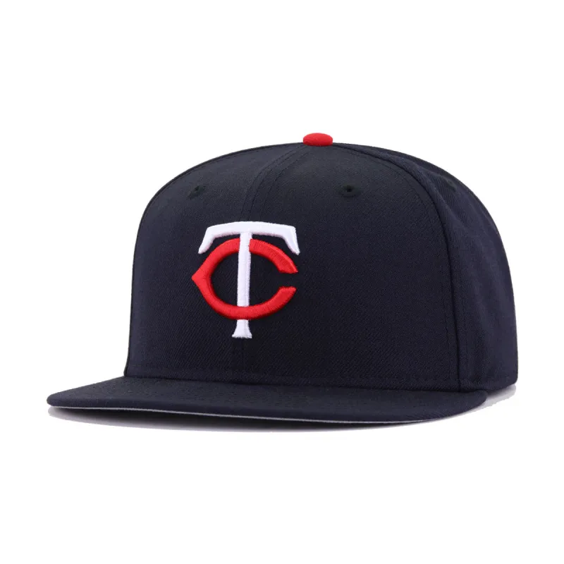 Minnesota Twins Navy TC Cooperstown AC New Era 59Fifty Fitted sold by Hat Heaven