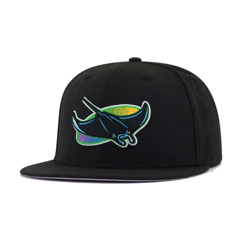 Tampa Bay Rays Black Alternate Cooperstown AC New Era 59Fifty Fitted sold by Hat Heaven