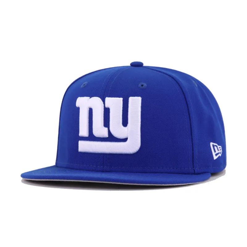 New York Giants Calming Blue New Era 59Fifty Fitted sold by Hat Heaven