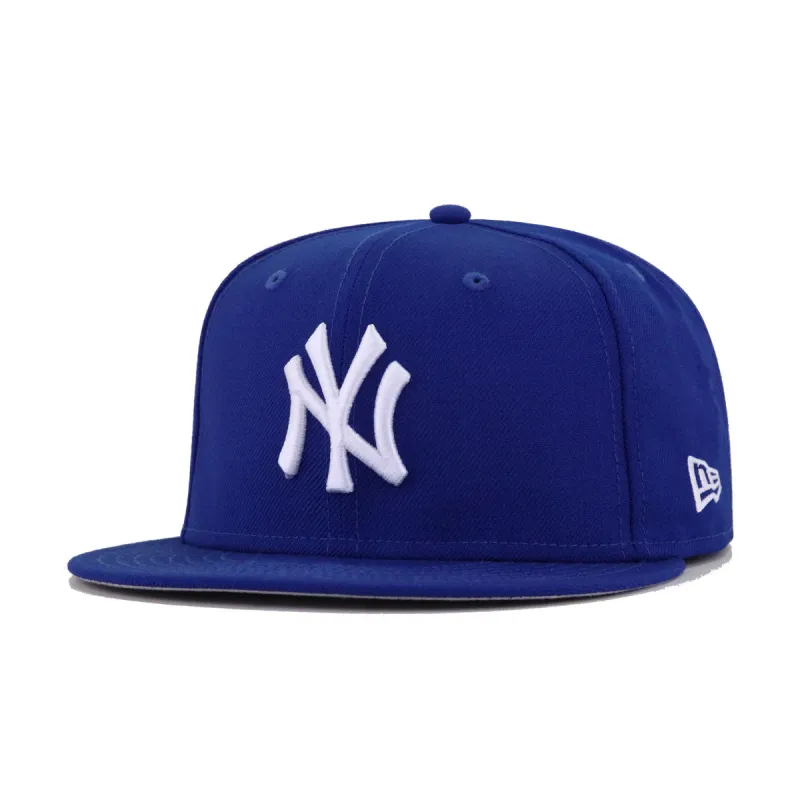 New York Yankees Light Royal Blue New Era 59Fifty Fitted sold by Hat Heaven