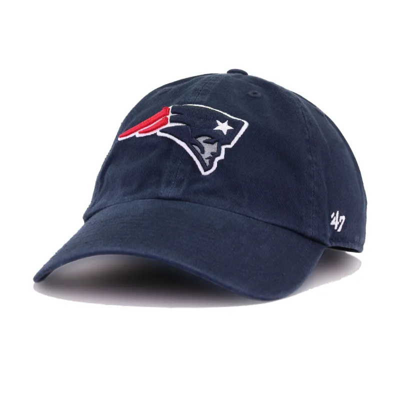 New England Patriots Navy 47 Brand Clean Up Dad Hat sold by Hat Heaven
