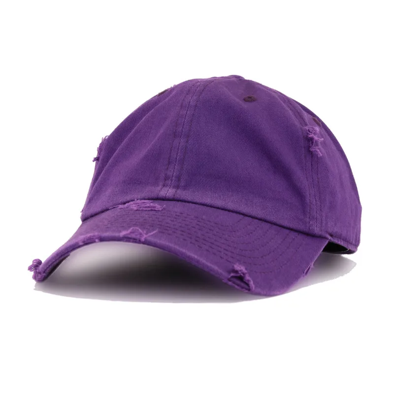Distressed Purple KBEthos Vintage Dad Hat sold by Hat Heaven