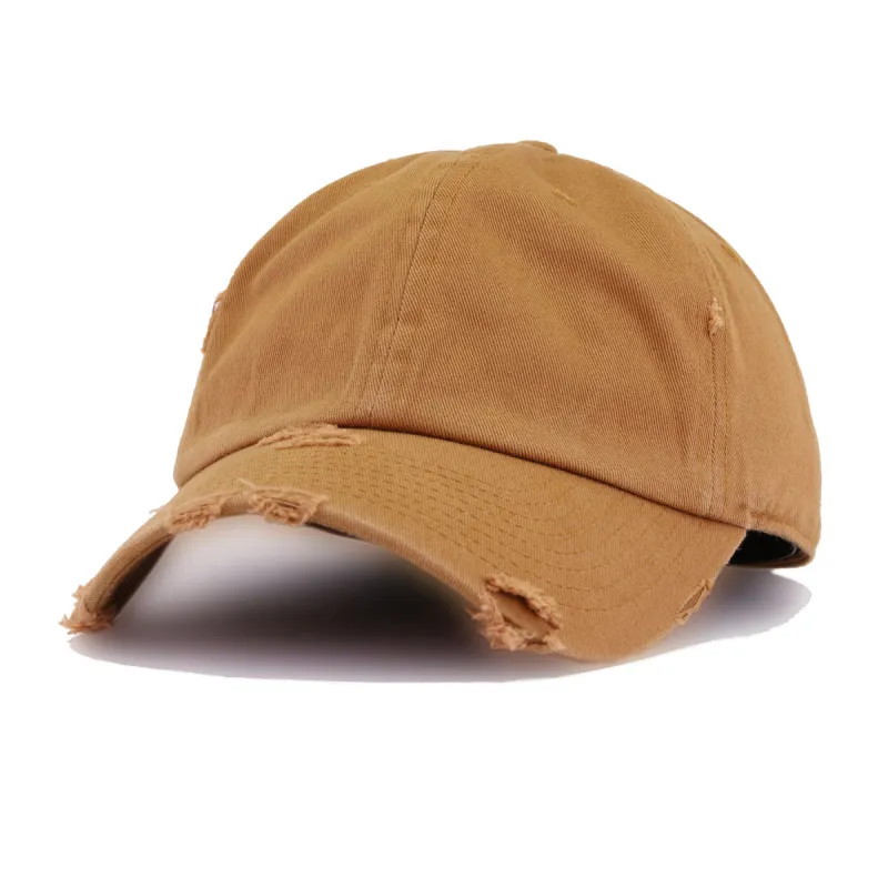 Distressed Tan KBEthos Vintage Dad Hat made by KBETHOS