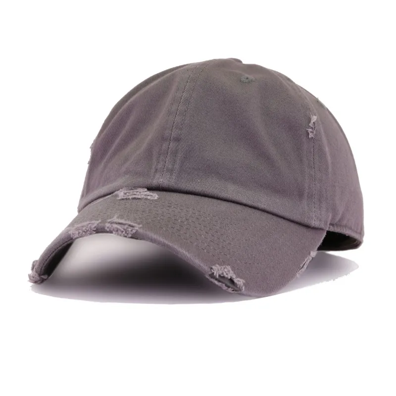 Distressed Dark Grey KBEthos Vintage Dad Hat sold by Hat Heaven