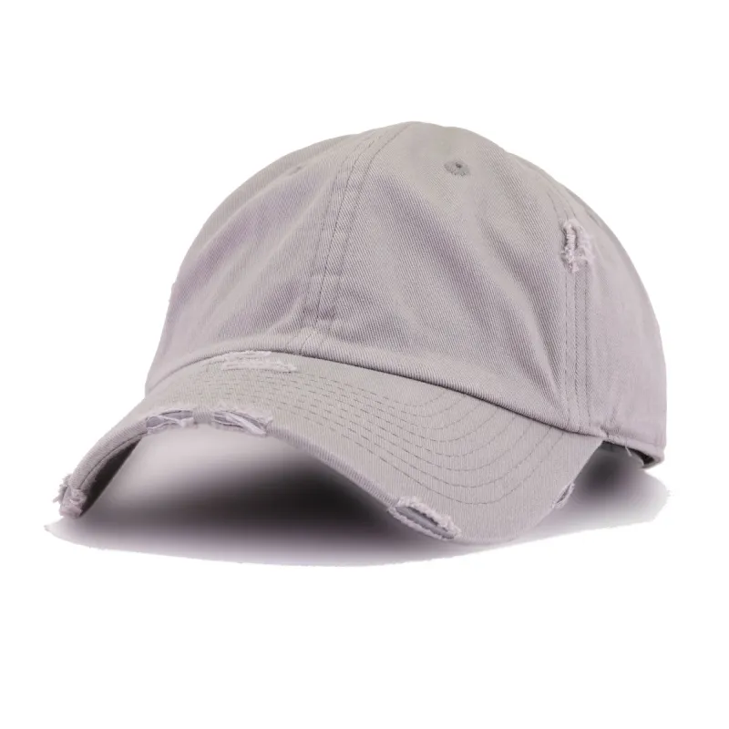 Distressed Light Grey KBEthos Vintage Dad Hat made by KBETHOS