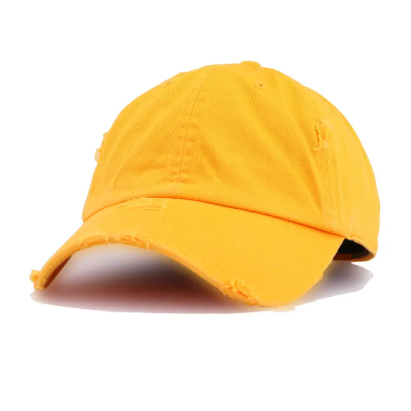 Distressed Gold KBEthos Vintage Dad Hat sold by Hat Heaven