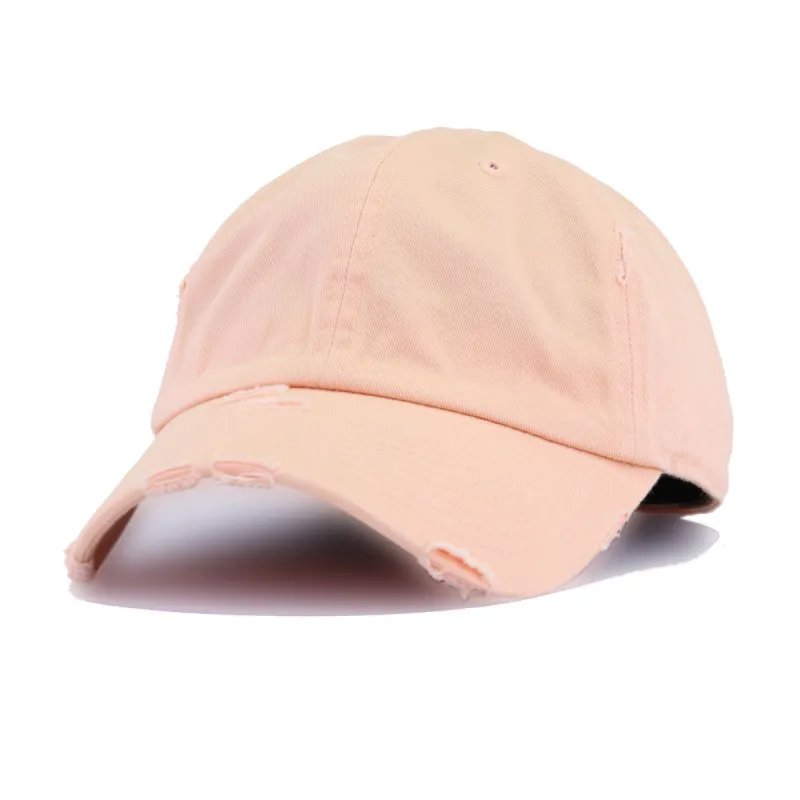 Distressed Peach KBEthos Vintage Dad Hat made by KBETHOS