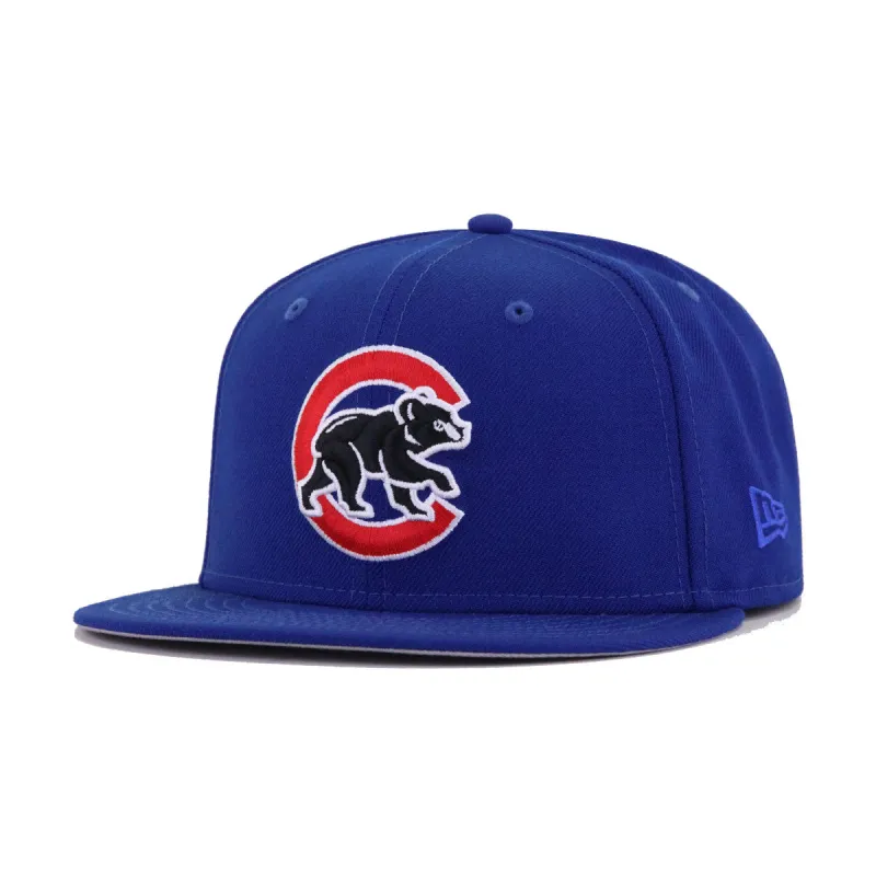 Chicago Cubs Light Royal Blue 1997 New Era 59Fifty Fitted sold by Hat Heaven