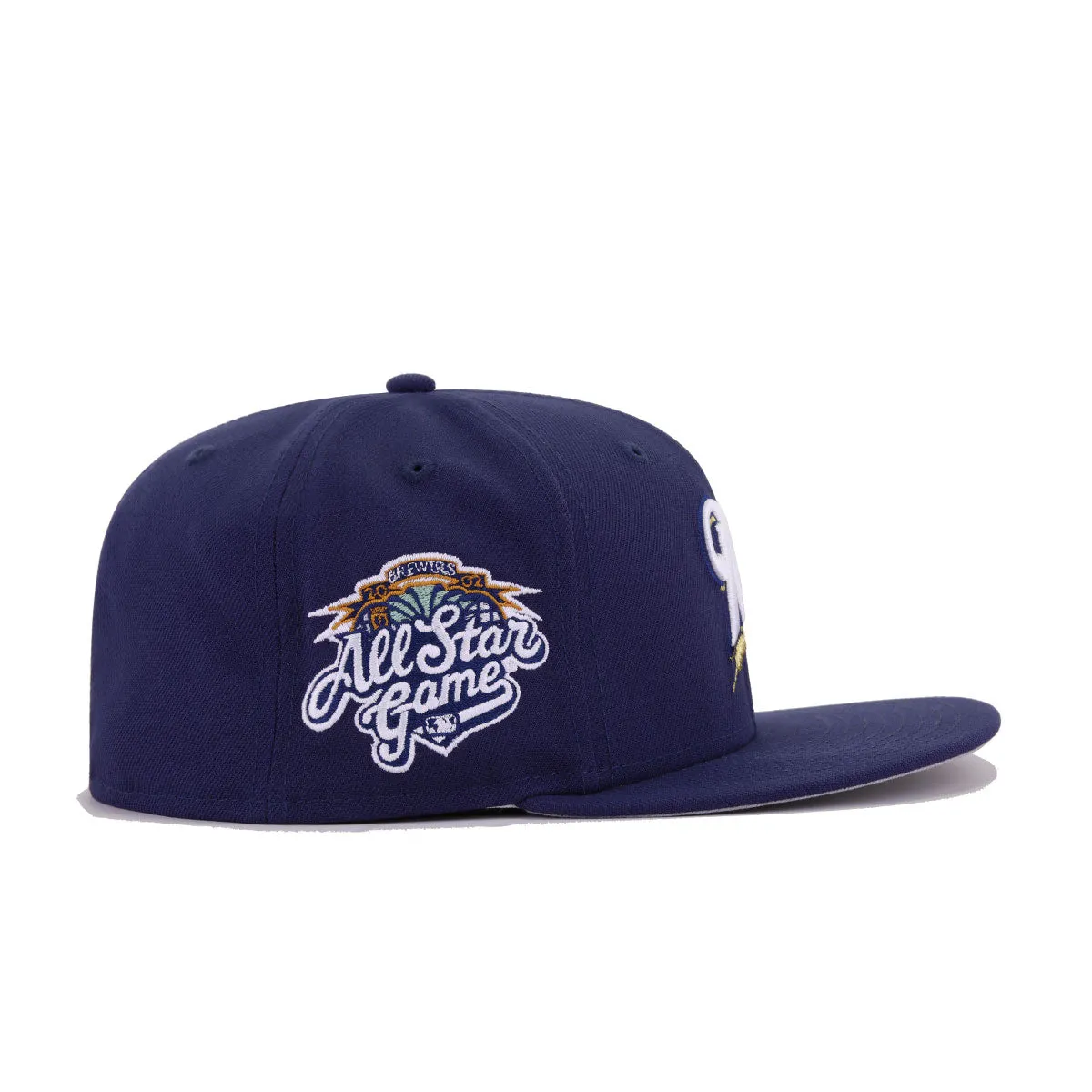 Milwaukee Brewers Light Navy 2002 All Star Game New Era 59Fifty Fitted sold by Hat Heaven product image thumbnail 2