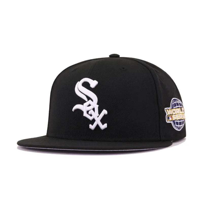 Chicago White Sox Black 2005 World Series Cooperstown New Era 59Fifty Fitted sold by Hat Heaven