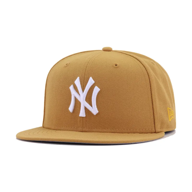 New York Yankees Panama Tan New Era 59Fifty Fitted sold by Hat Heaven