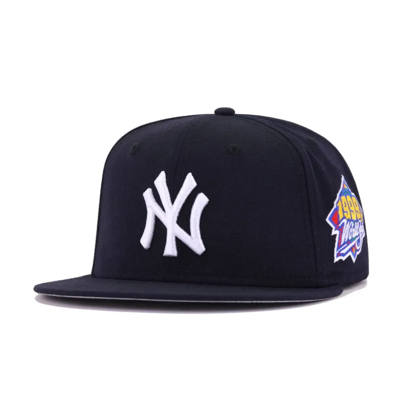 New York Yankees Navy 1999 World Series Cooperstown New Era 59Fifty Fitted sold by Hat Heaven