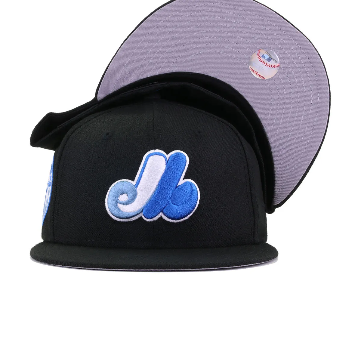 Montreal Expos Black WAVE 1982 All Star Game New Era 59Fifty Fitted sold by Hat Heaven product image thumbnail 5