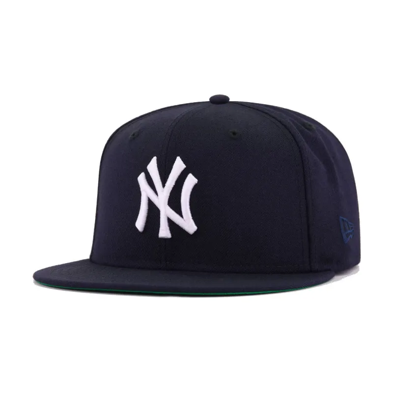 New York Yankees Navy Green Bottom New Era 59Fifty Fitted sold by Hat Heaven