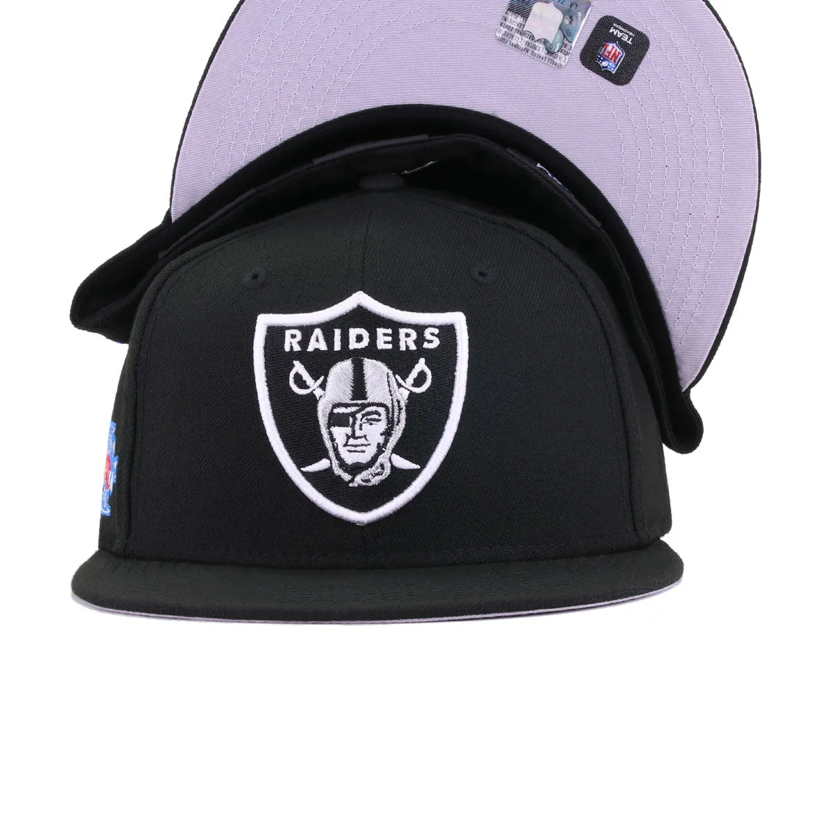 Las Vegas Raiders Legacy Black Super Bowl 18 New Era 59Fifty Fitted sold by Hat Heaven product image thumbnail 5