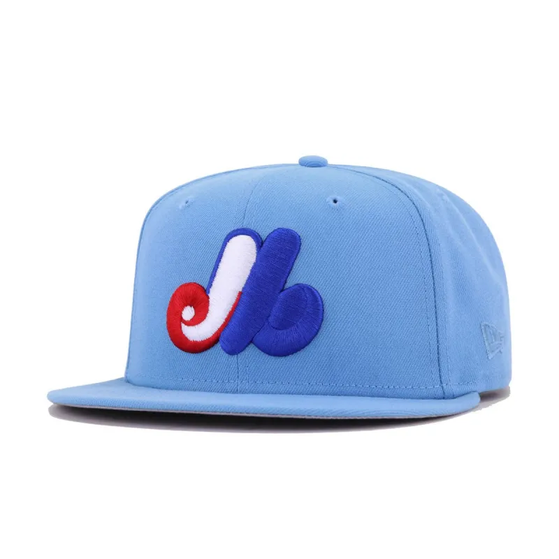 Montreal Expos Sky Blue 1982 All Star Game New Era 59Fifty Fitted sold by Hat Heaven