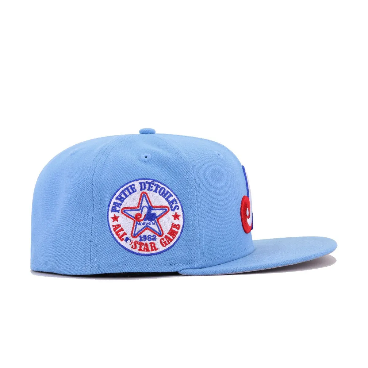 Montreal Expos Sky Blue 1982 All Star Game New Era 59Fifty Fitted sold by Hat Heaven product image thumbnail 2