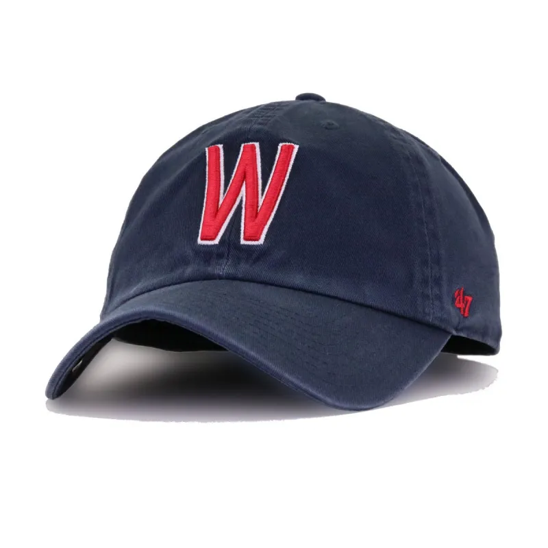 Washington Senators Navy 47 Brand Clean Up Dad Hat made by 47