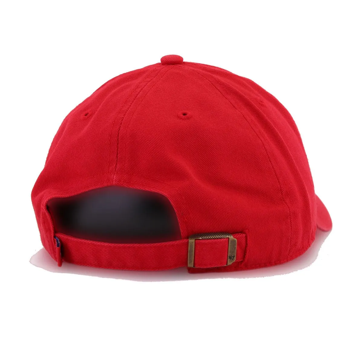 New England Patriots Legacy Scarlet 47 Brand Clean Up Dad Hat sold by Hat Heaven product image thumbnail 4