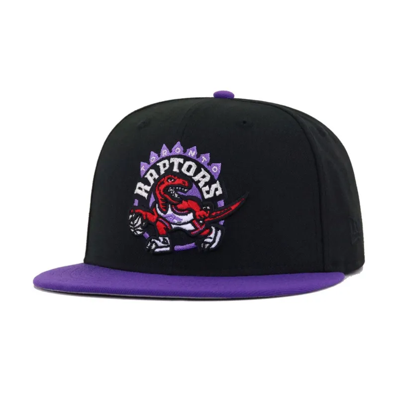 Toronto Raptors Black Purple 1995 New Era 59Fifty Fitted made by New Era