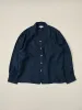 Agafay | Navy Linen Shirt sold by Casatlantic