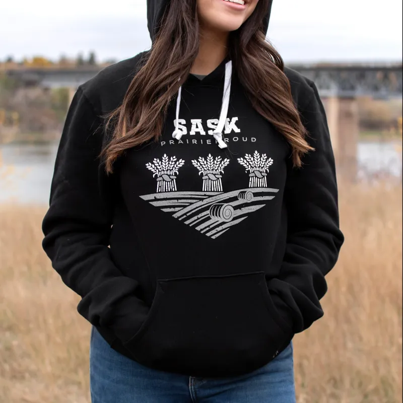 Unisex - Sask 7.0 Hood - Black sold by Prairie Proud