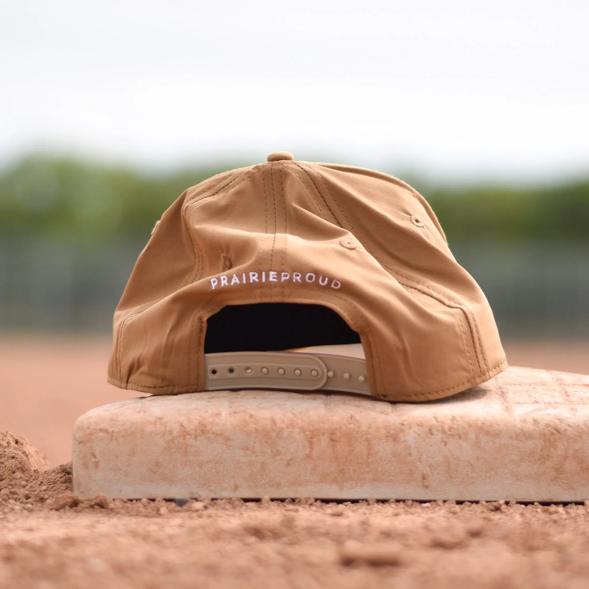 Unisex - Monogram Athletic Snapback - Toffee sold by Prairie Proud product image thumbnail 2
