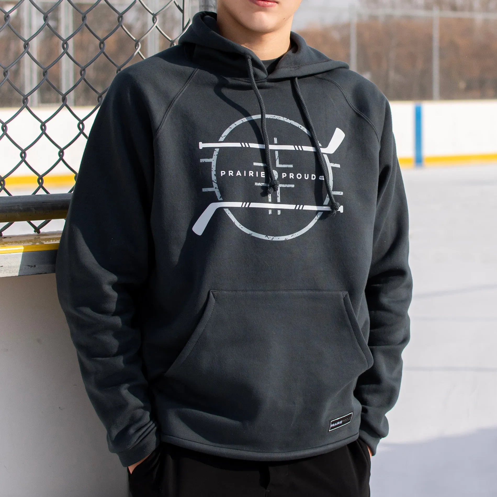 Unisex - Powerplay Hood - Charcoal sold by Prairie Proud product image thumbnail 2