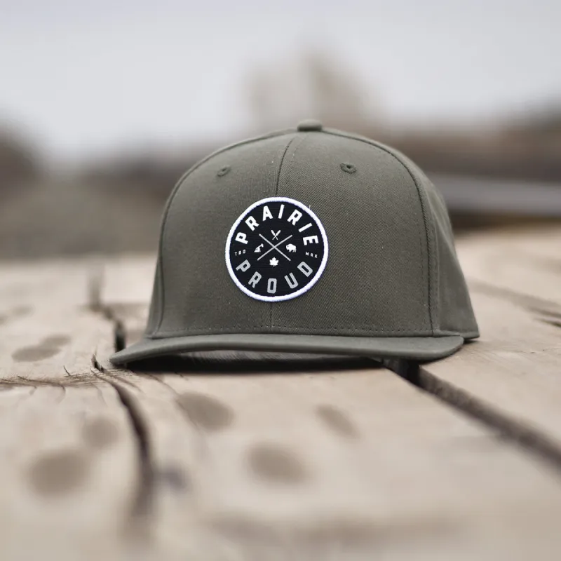 Unisex - Axle Snapback - Army sold by Prairie Proud