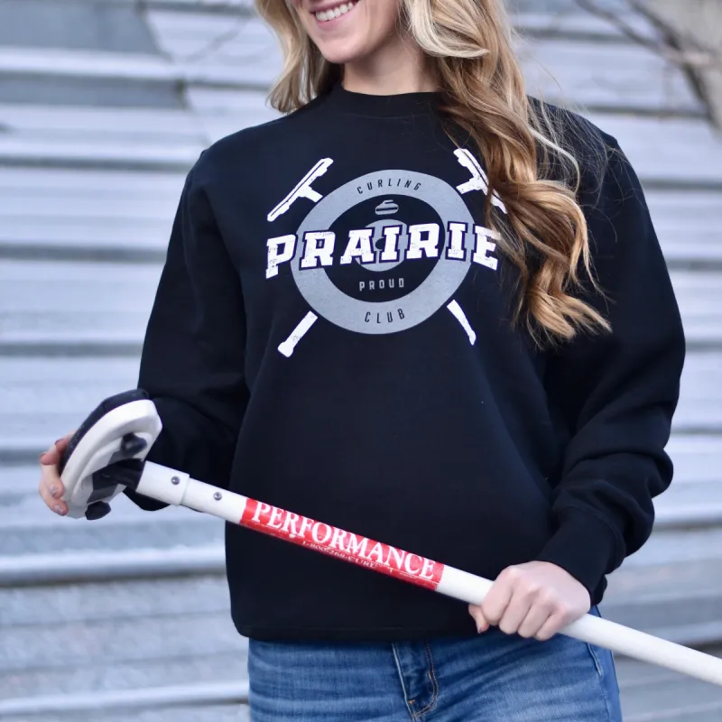 Unisex - Bonspiel 2.0 Crew Sweater - Black sold by Prairie Proud