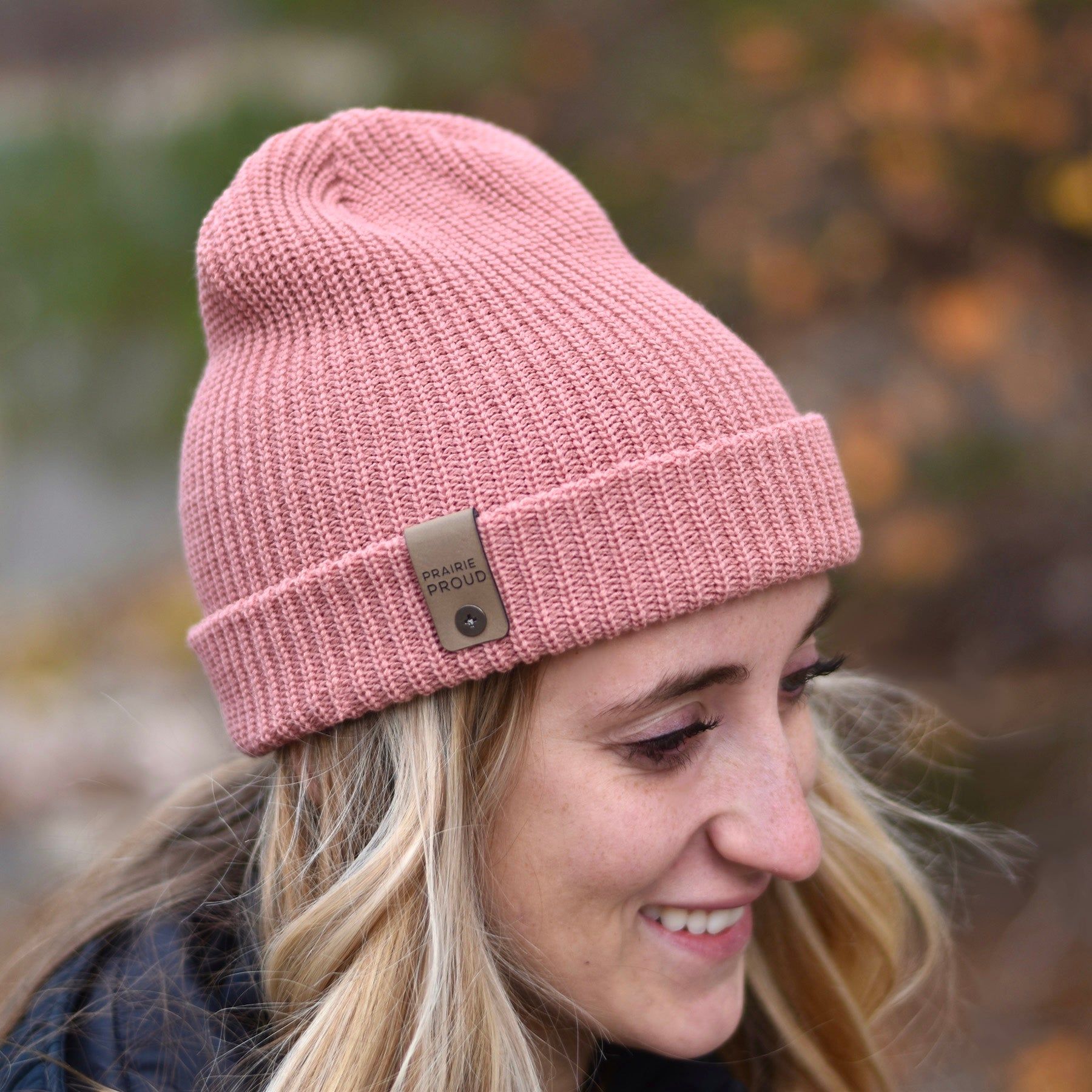 Unisex - Windchill Slouch / Beanie - Rose sold by Prairie Proud product image thumbnail 2
