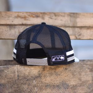 Unisex - Retro Trucker - Grey / Black / White sold by Prairie Proud
