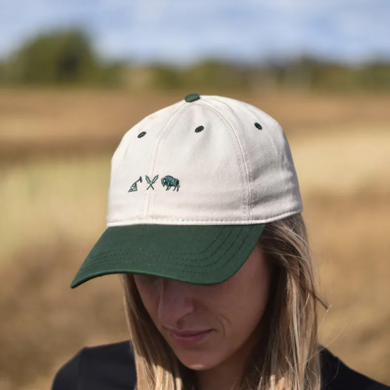 Unisex - Icon Slider - Forest / Cream sold by Prairie Proud