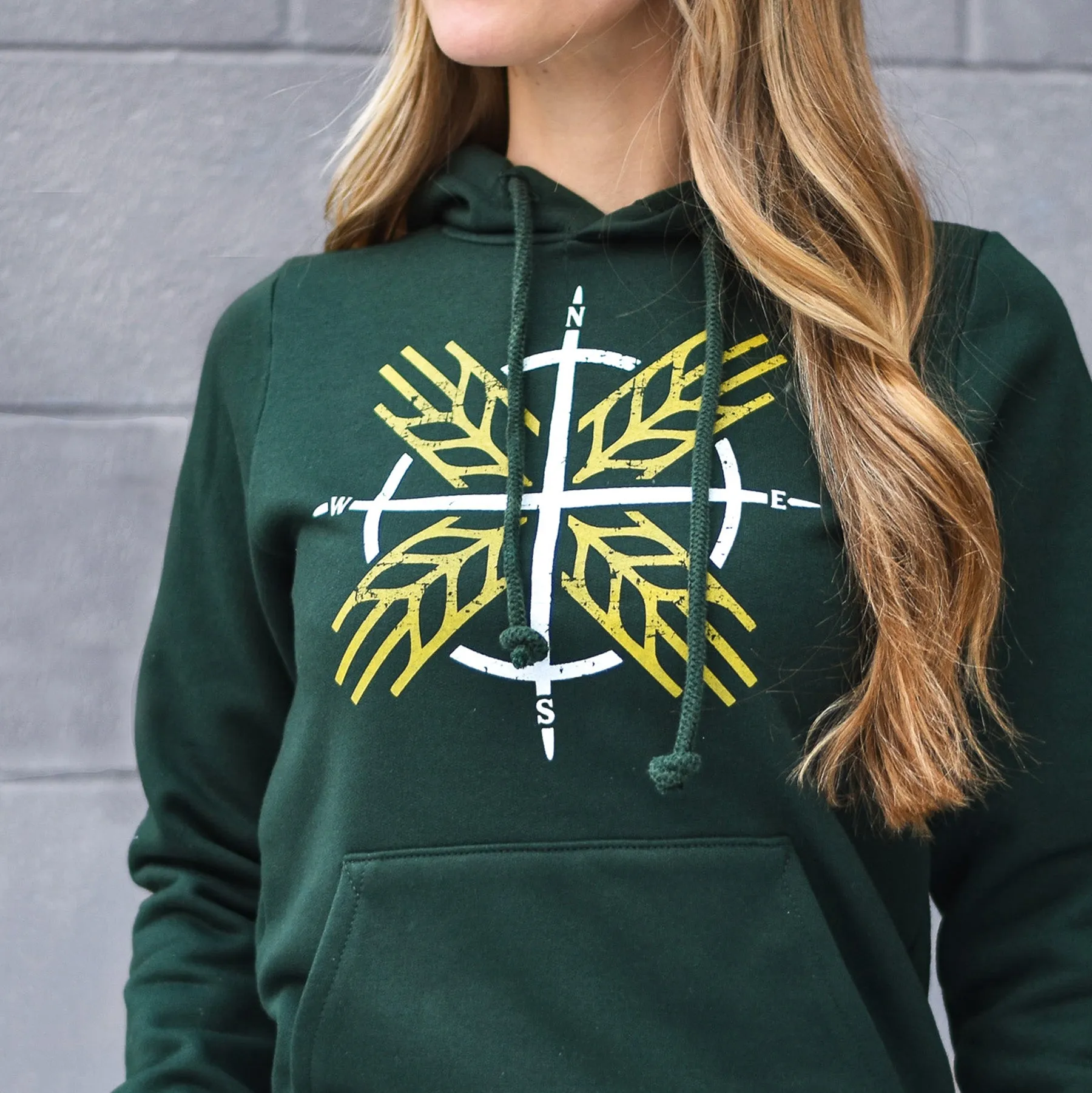 Ladies - Compass 2.0 Hood - Forest sold by Prairie Proud product image thumbnail 2