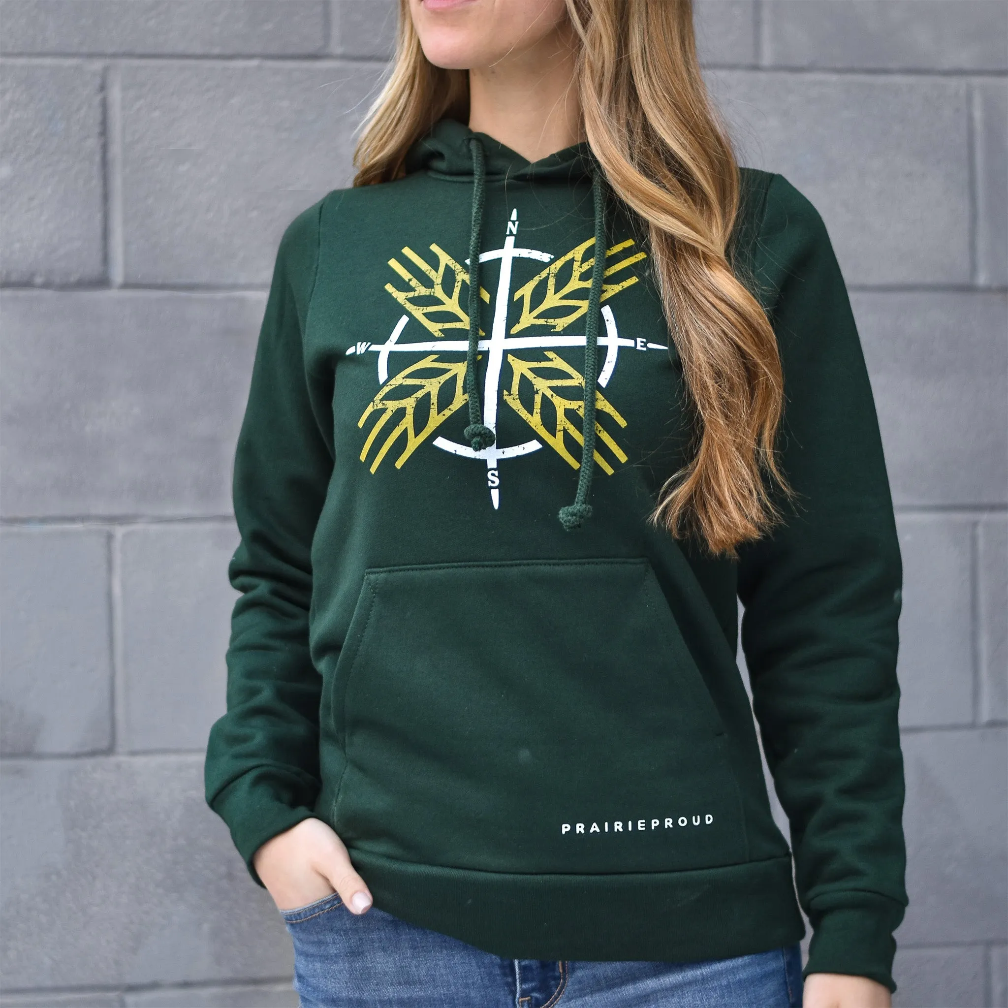 Ladies - Compass 2.0 Hood - Forest sold by Prairie Proud