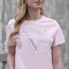 Ladies - Lily 2.0 Boxy Crew T - Pink sold by Prairie Proud