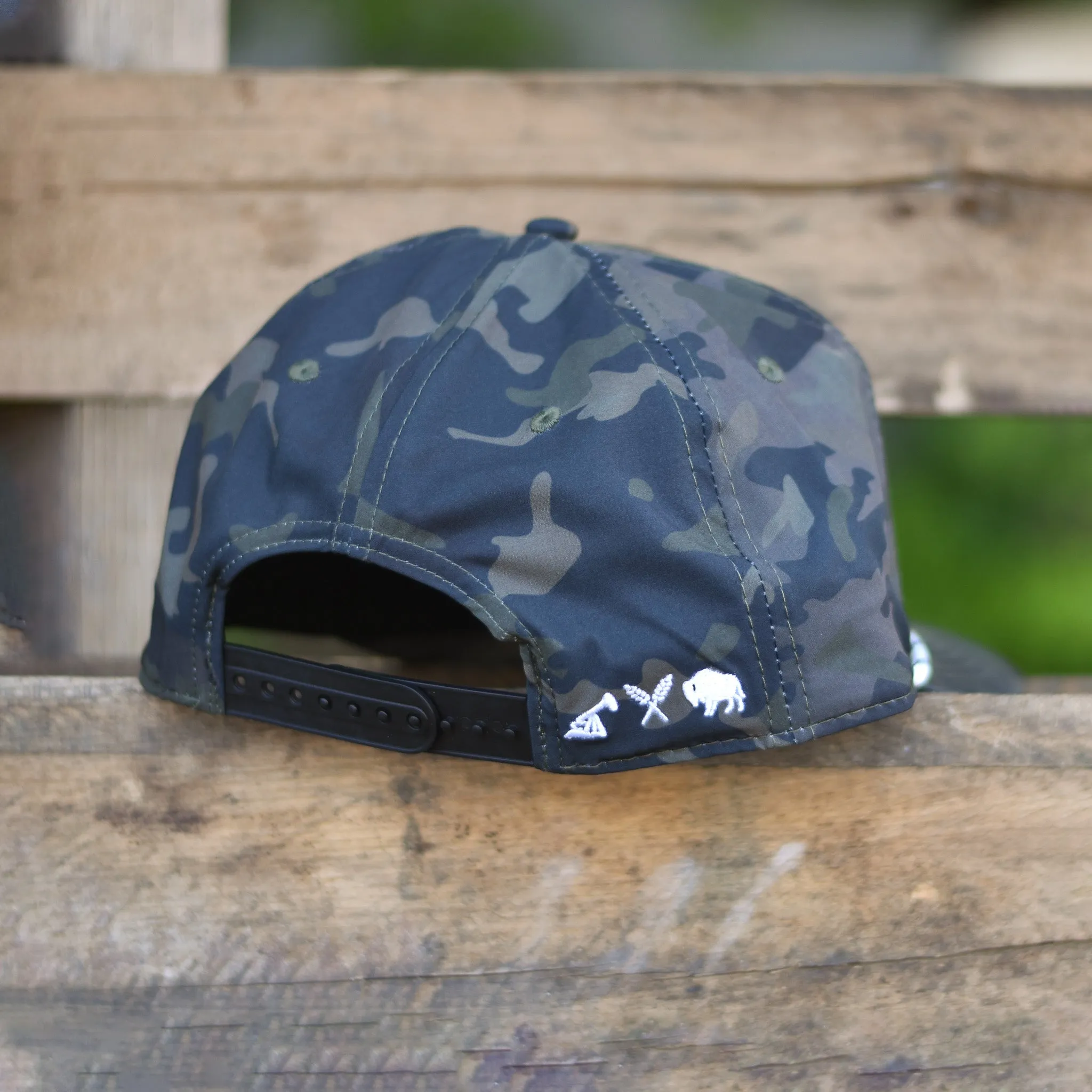 Unisex - Axle Snapback - Camo / White sold by Prairie Proud product image thumbnail 2
