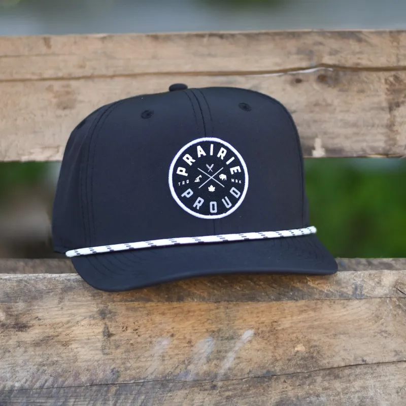 Unisex - Axle Snapback - Black / White sold by Prairie Proud