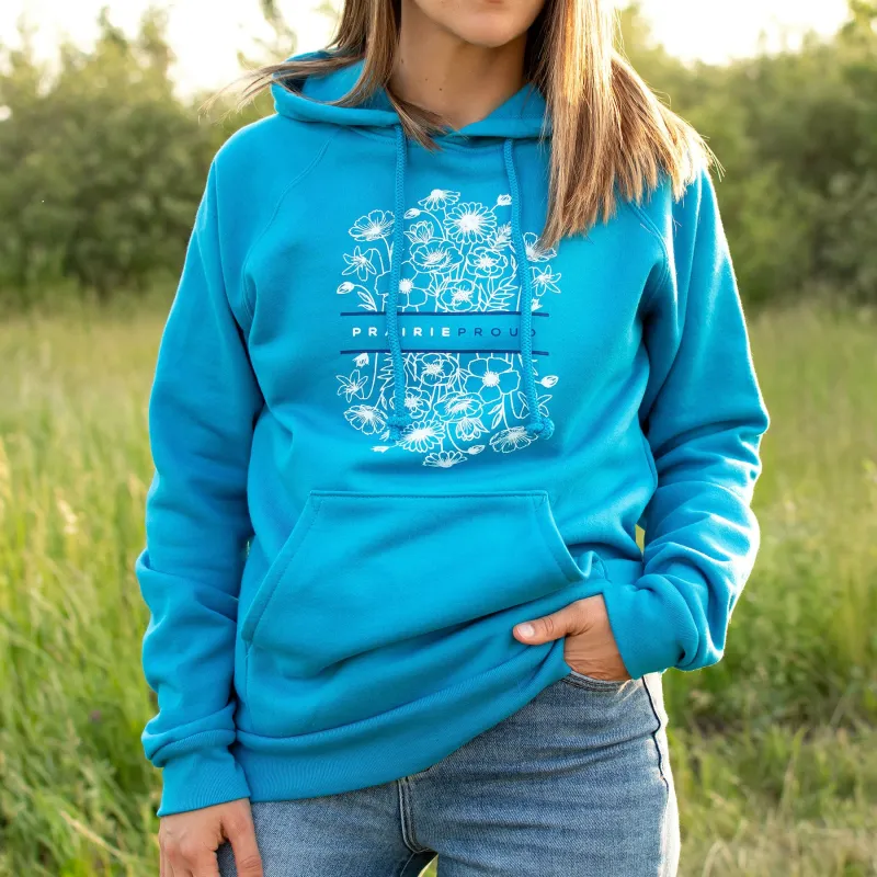 Ladies - Wildflowers Hood - Bluebell sold by Prairie Proud