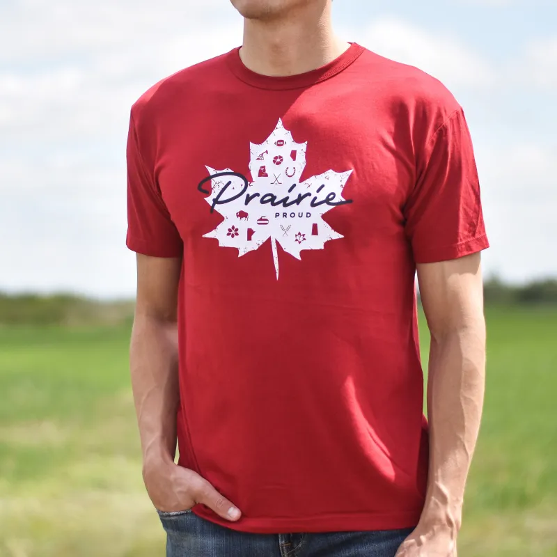 Unisex - True North 3.0 Crew T - Red sold by Prairie Proud
