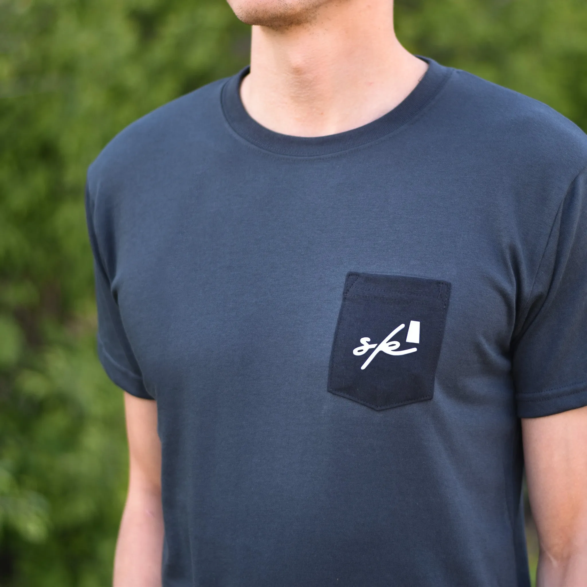 Mens - Sask 6.0 Pocket T - Charcoal / Black sold by Prairie Proud product image thumbnail 2