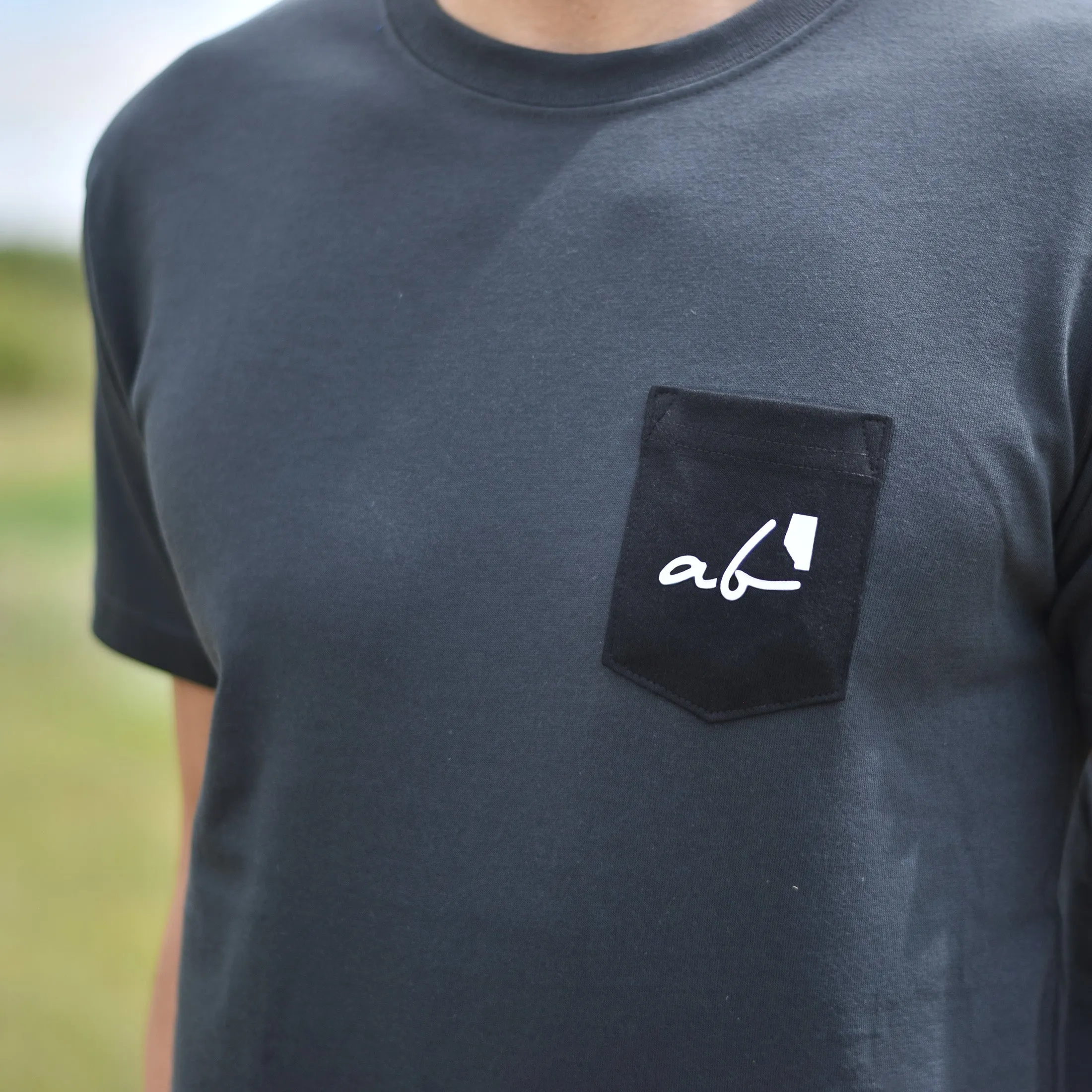 Mens - Alberta 6.0 Pocket T - Charcoal / Black sold by Prairie Proud product image thumbnail 2
