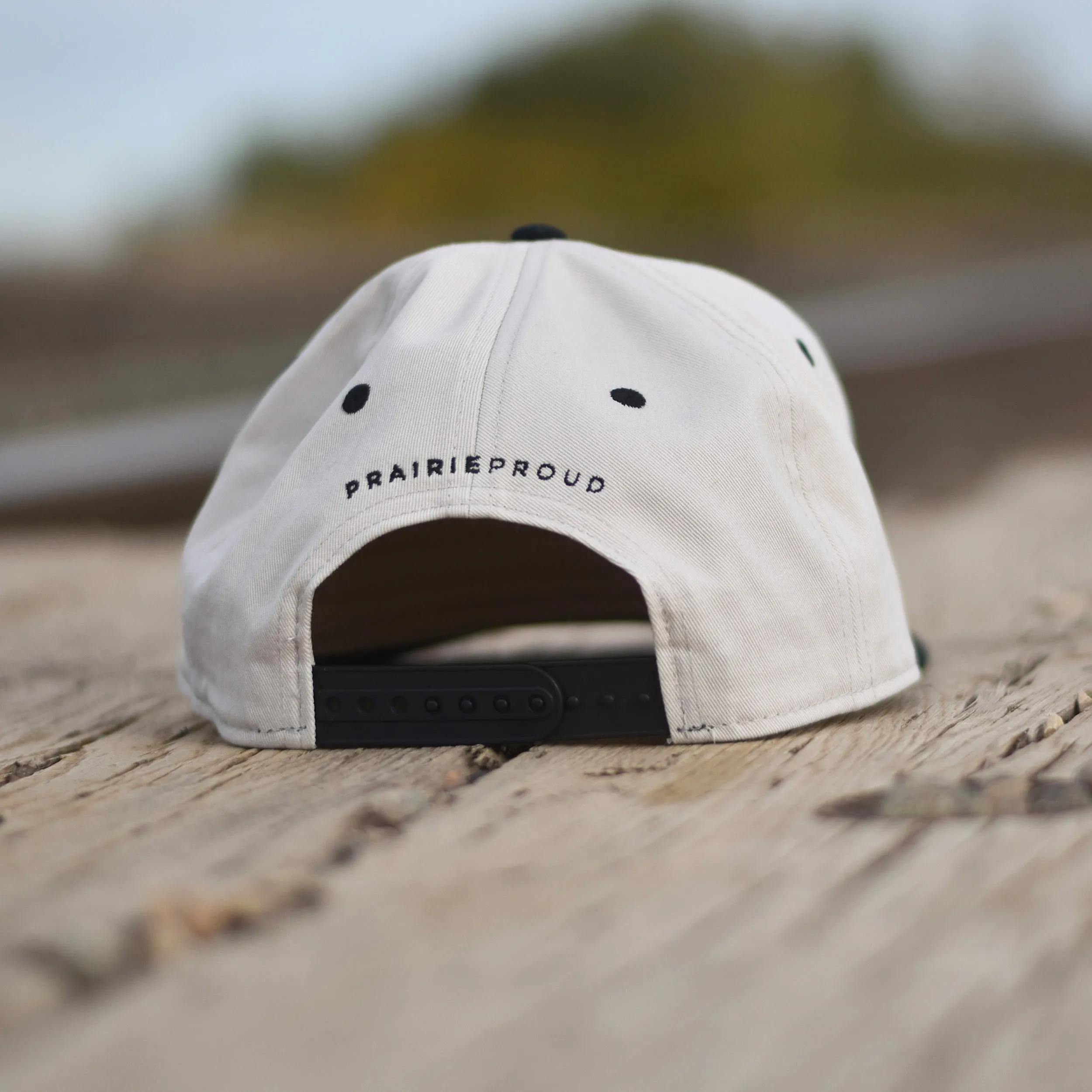 Unisex - Barb Wire Snapback - Black / Cream sold by Prairie Proud product image thumbnail 2
