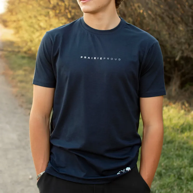 Mens - Staple Athletic Crew T - Navy sold by Prairie Proud